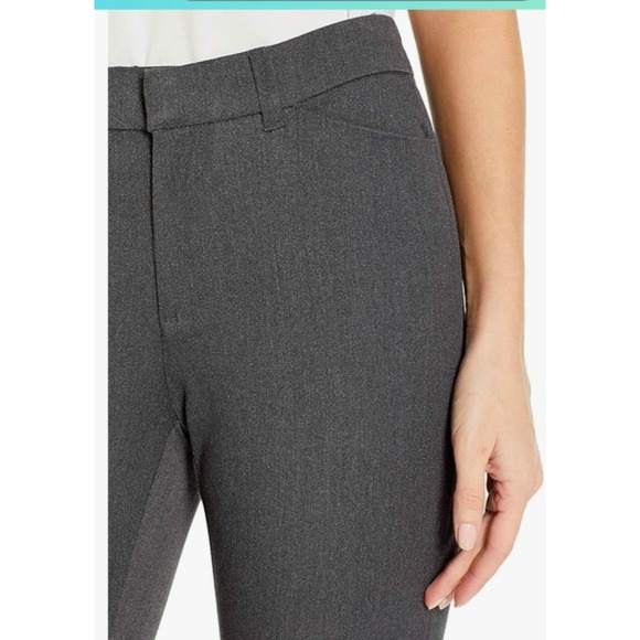 Amazon Essentials Women's Gray Ankle Pant, Cropped Dress Pants, Career‎ Size 4 - Picture 3 of 4